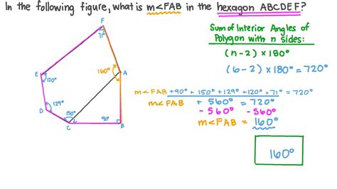 angle measurement of a hexagon|finding angle measures calculator.